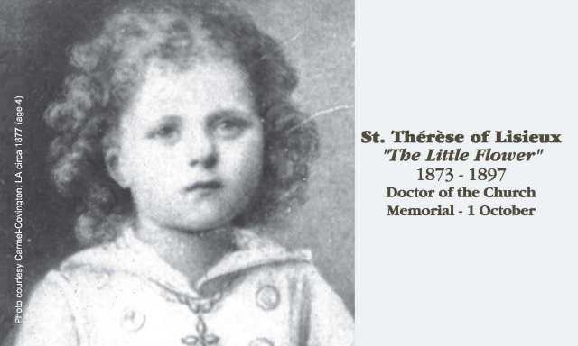 St. Therese Prayer Card